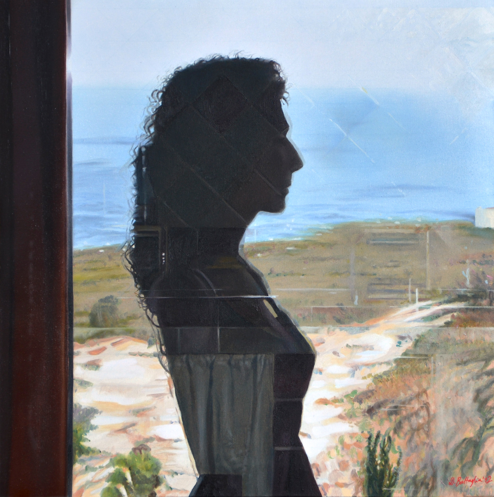 
'La casa di sabbia'
(2012), 
olio su tela, 
40x40 cm
